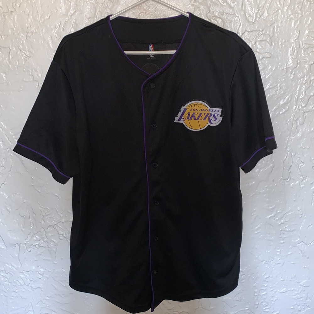 LA Lakers Button Up Jersey